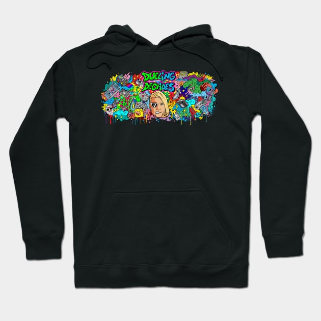 Original Dueling Decades Artwork Hoodie by Dueling Decades